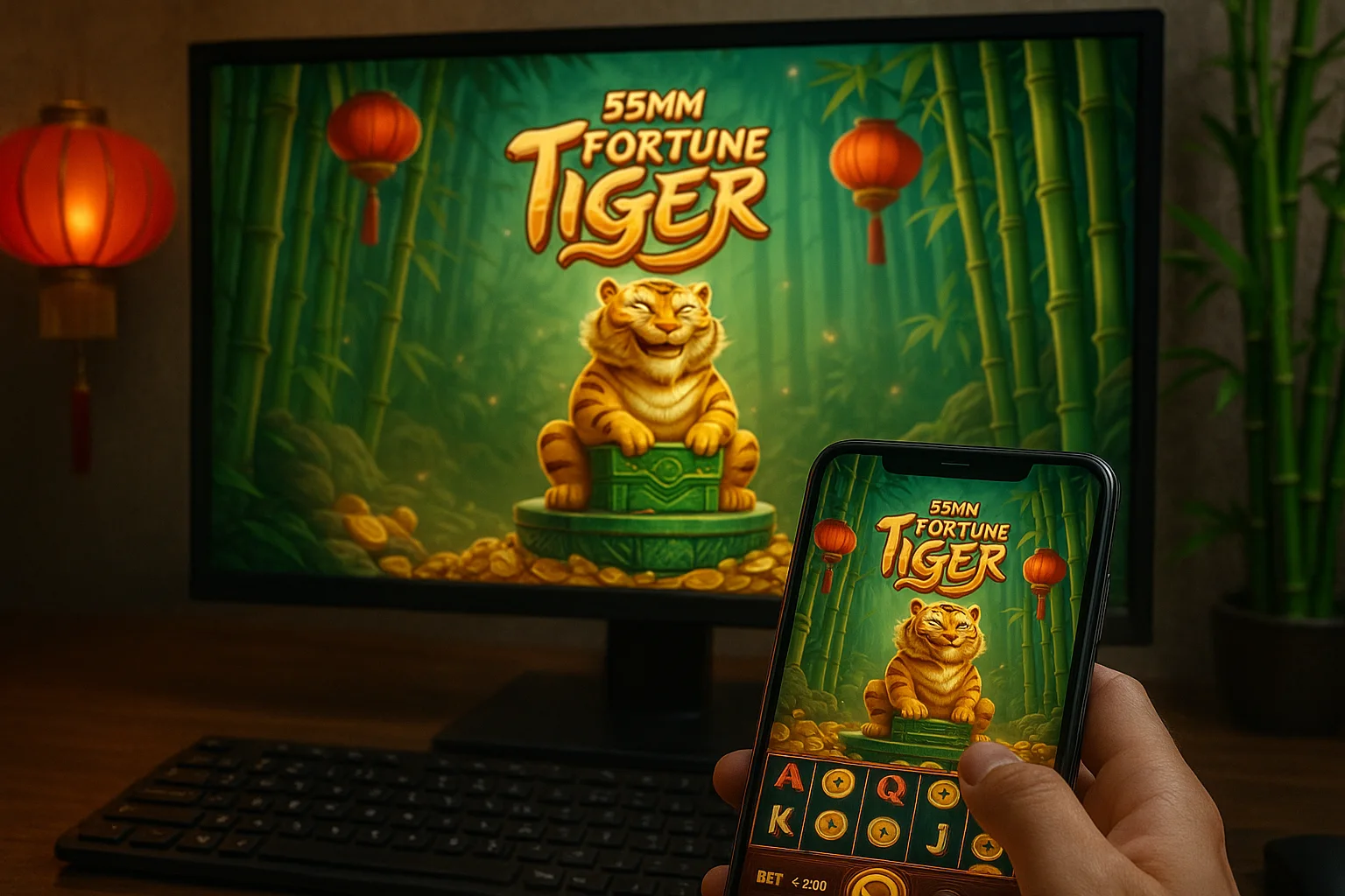Fortune Tiger é um jogo imperdível no 55MM Casino