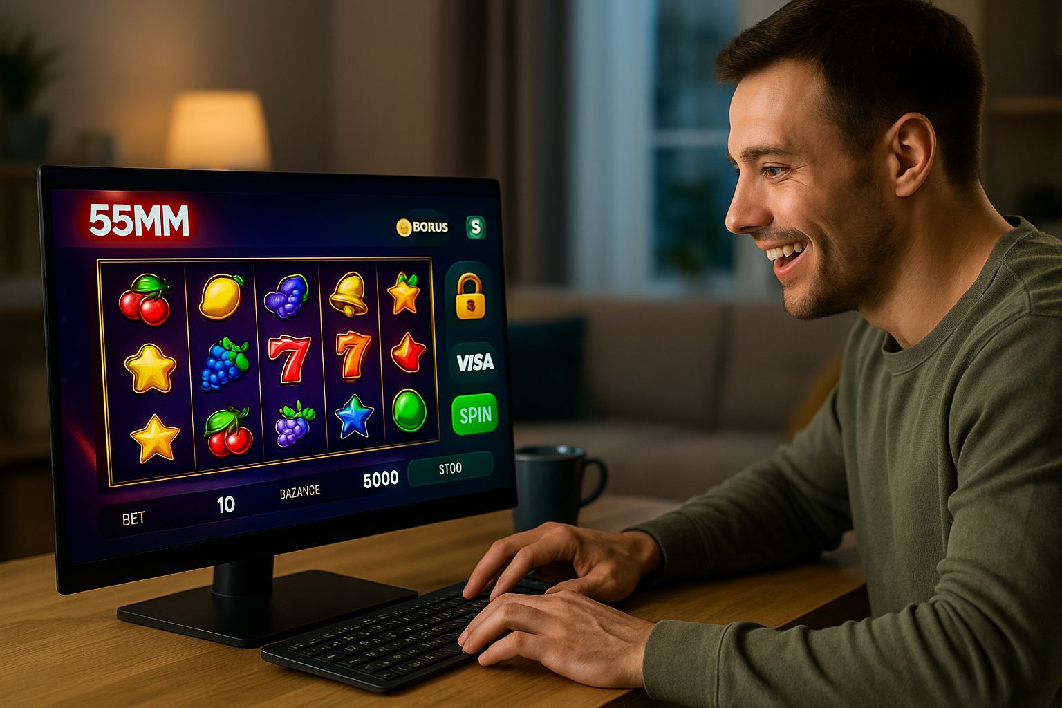Jogos de Slot no Casino Online 55MM