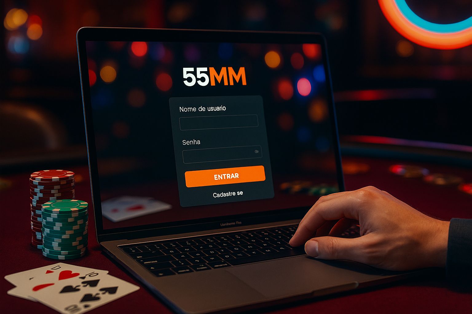 Login no Cassino 55MM
