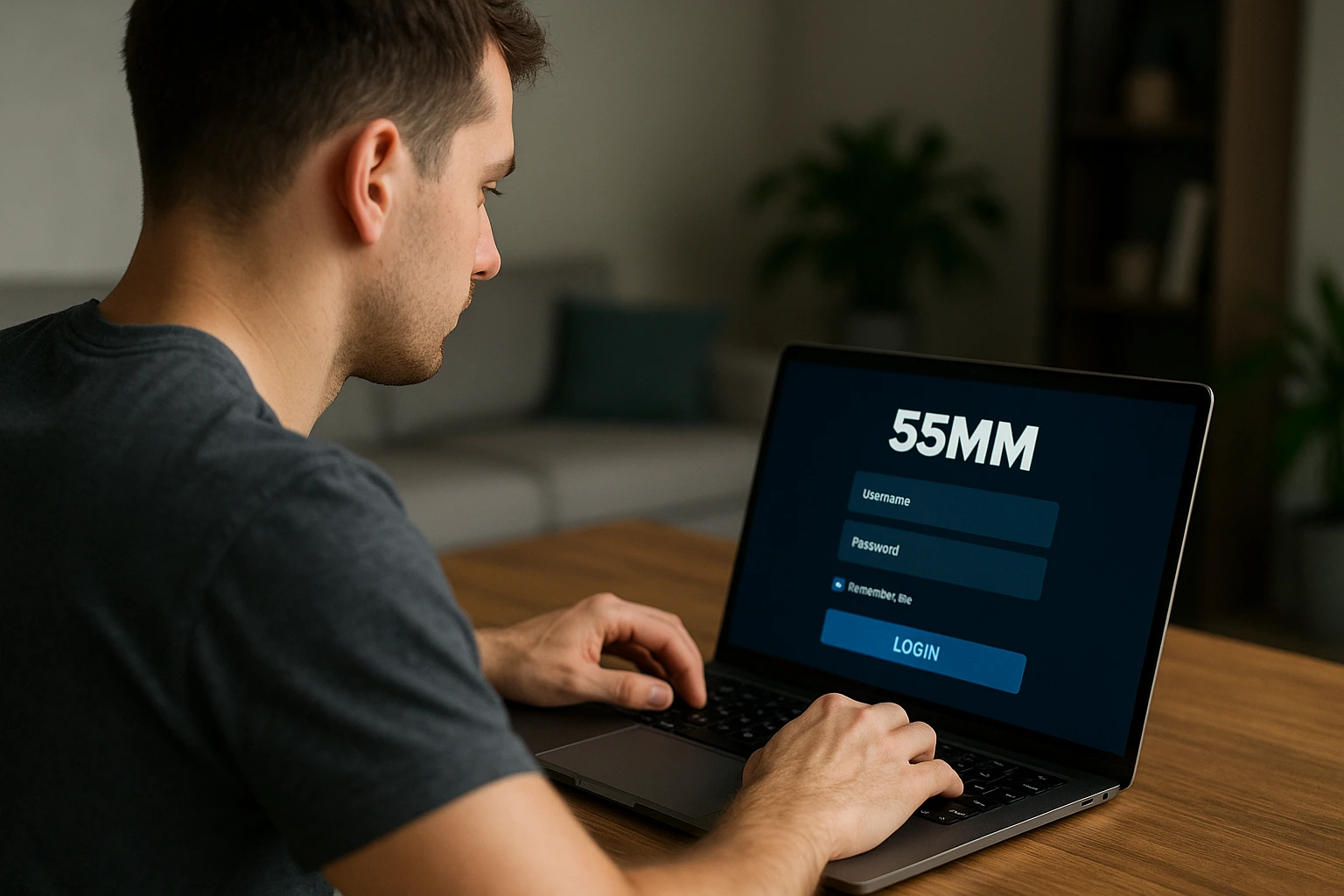 Criar uma nova Conta no plataforma 55MM